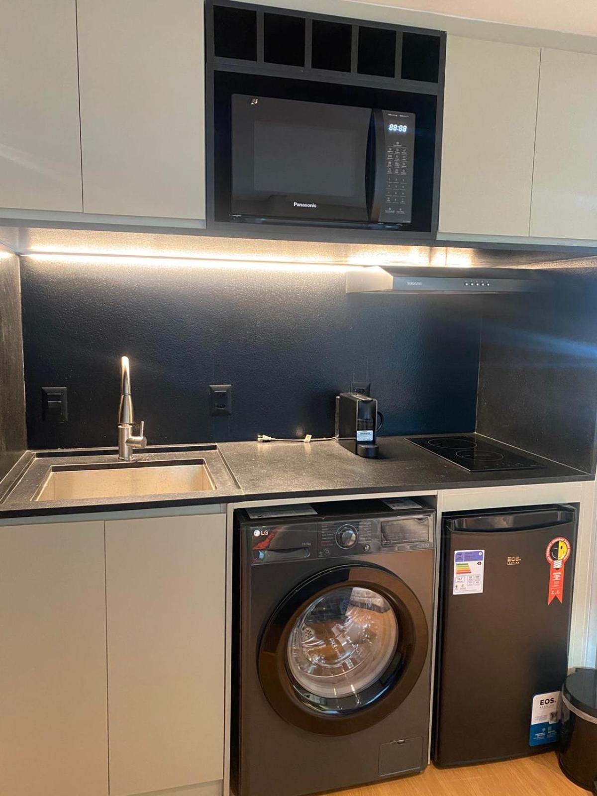 ساو باولو You Stay At Vila Olimpia - Itc الغرفة الصورة A kitchen in a student apartment